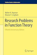 Research Problems in Function Theory