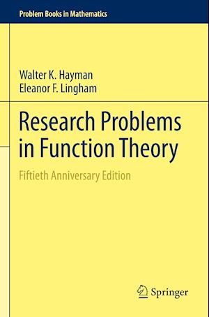 Research Problems in Function Theory