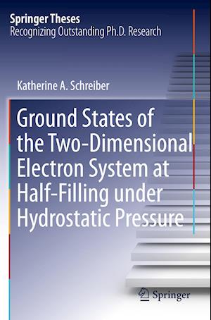 Ground States of the Two-Dimensional Electron System at Half-Filling under Hydrostatic Pressure