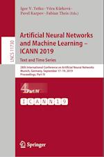 Artificial Neural Networks and Machine Learning – ICANN 2019: Text and Time Series