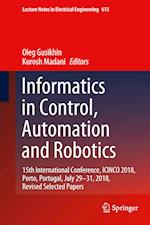 Informatics in Control, Automation and Robotics