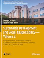 Sustainable Development and Social Responsibility—Volume 2