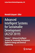 Advanced Intelligent Systems for Sustainable Development (AI2SD’2019)