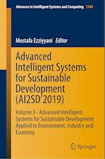 Advanced Intelligent Systems for Sustainable Development (AI2SD’2019)