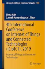 4th International Conference on Internet of Things and Connected Technologies (ICIoTCT), 2019