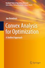 Convex Analysis for Optimization