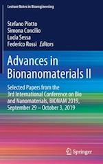 Advances in Bionanomaterials II