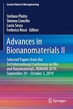 Advances in Bionanomaterials II