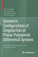 Geometric Configurations of Singularities of Planar Polynomial Differential Systems