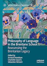 Philosophy of Language in the Brentano School
