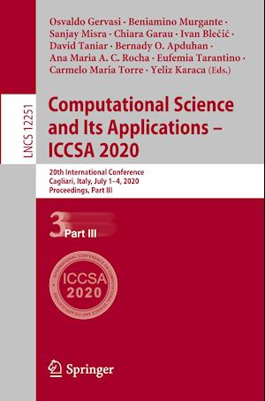 Computational Science and Its Applications – ICCSA 2020