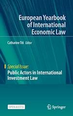 Public Actors in International Investment Law