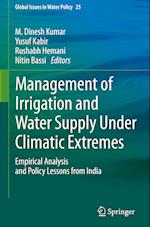 Management of Irrigation and Water Supply Under Climatic Extremes