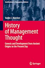 History of Management Thought