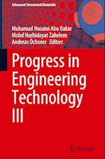 Progress in Engineering Technology III