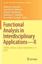 Functional Analysis in Interdisciplinary Applications—II