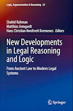 New Developments in Legal Reasoning and Logic