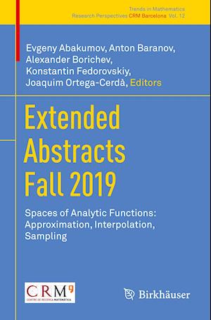 Extended Abstracts Fall 2019