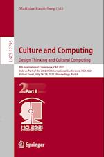 Culture and Computing. Design Thinking and Cultural Computing