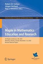 Maple in Mathematics Education and Research