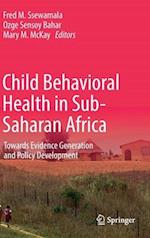 Child Behavioral Health in Sub-Saharan Africa