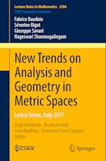 New Trends on Analysis and Geometry in Metric Spaces