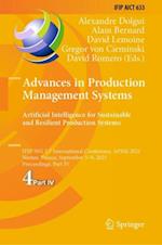 Advances in Production Management Systems. Artificial Intelligence for Sustainable and Resilient Production Systems