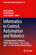 Informatics in Control, Automation and Robotics