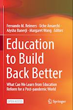 Education to Build Back Better