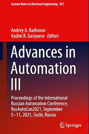 Advances in Automation III