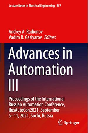 Advances in Automation III