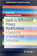 Guide to Differential Privacy Modifications