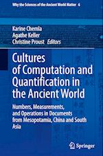 Cultures of Computation and Quantification in the Ancient World