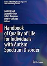 Handbook of Quality of Life for Individuals with Autism Spectrum Disorder 