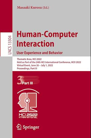 Human-Computer Interaction. User Experience and Behavior