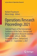 Operations Research Proceedings 2021