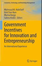 Government Incentives for Innovation and Entrepreneurship