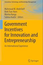 Government Incentives for Innovation and Entrepreneurship