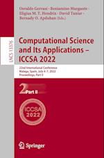 Computational Science and Its Applications – ICCSA 2022