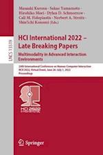 HCI International 2022 - Late Breaking Papers. Multimodality in Advanced Interaction Environments