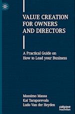Value Creation for Owners and Directors