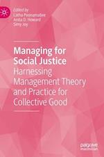 Managing for Social Justice