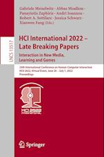 HCI International 2022 - Late Breaking Papers. Interaction in New Media, Learning and Games
