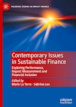 Contemporary Issues in Sustainable Finance