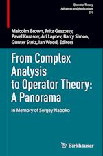 From Complex Analysis to Operator Theory: A Panorama