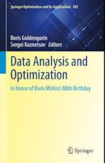 Data Analysis and Optimization