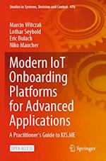 Modern IoT onboarding platforms for advanced applications