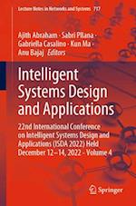 Intelligent Systems Design and Applications