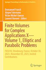 Finite Volumes for Complex Applications X – Volume 1, Elliptic and Parabolic Problems