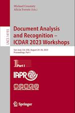 Document Analysis and Recognition – ICDAR 2023 Workshops